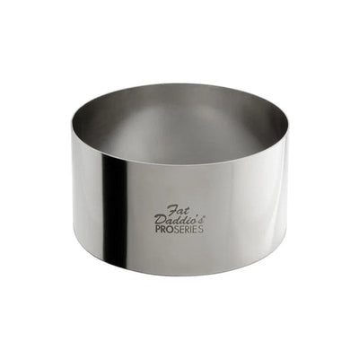 Fat Daddio's Stainless Steel Round Cake & Pastry Ring, 4 in x 2 in