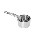 Fat Daddio's Heavy Duty Stainless Steel Measuring Cups, Set of 4