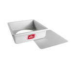 Fat Daddio's Anodized Aluminum Square Cheesecake Pan with Removable Bottom, 9 in x 9 in x 3 in