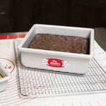 Fat Daddio's Anodized Aluminum Square Cheesecake Pan with Removable Bottom, 9 in x 9 in x 3 in