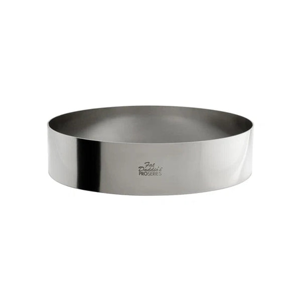 Fat Daddio's Stainless Steel Round Cake & Pastry Ring, 8 in x 2 in