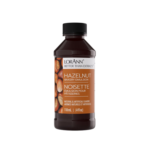 LorAnn Oils Hazelnut Bakery Emulsion – 4 oz