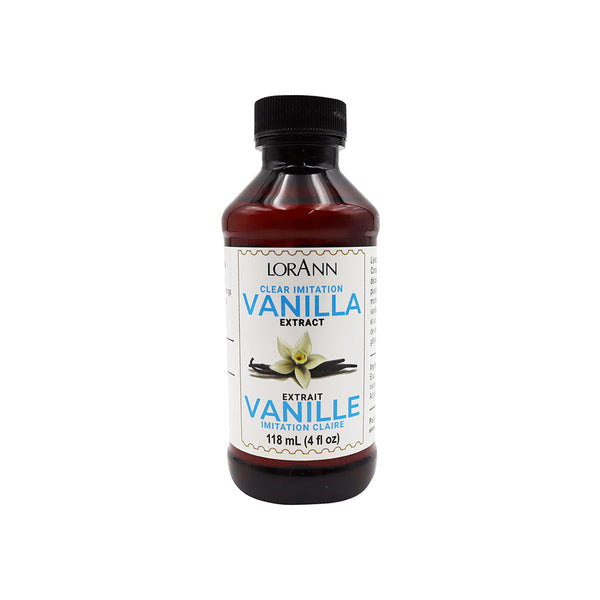 LorAnn Oils Clear Imitation Vanilla Extract – 4 oz