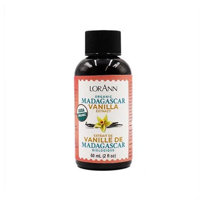 LorAnn Oils Organic Pure Madagascar Vanilla Extract – 2 oz