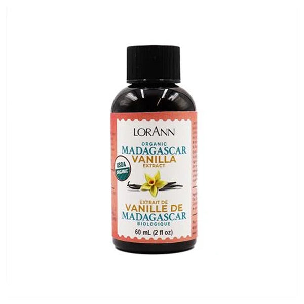 LorAnn Oils Organic Pure Madagascar Vanilla Extract – 2 oz