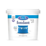 Satin Ice Brilliant Blue Vanilla Fondant 2lb - Pail
