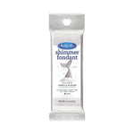 Satin Ice Silver Shimmer Vanilla Fondant 4.4oz - Packet