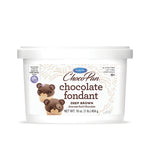Satin Ice Deep Brown CP Chocolate Fondant 1lb - Pail