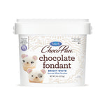 Satin Ice Bright White Modeling Chocolate - 5lb - Pail