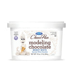 Satin Ice Bright White Modeling Chocolate - 1lb - Pail