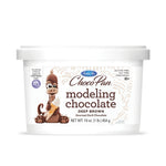 Satin Ice Deep Brown Modeling Chocolate - 1lb - Pail