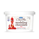 Satin Ice Red Modeling Chocolate - 1lb - Pail