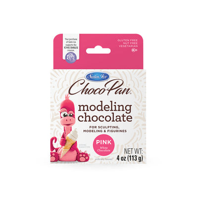 Satin Ice Pink Modeling Chocolate - 4oz - Box