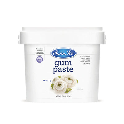 Satin Ice Gum Paste 5lb - Pail