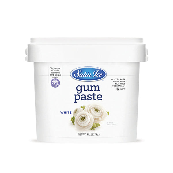 Satin Ice Gum Paste 5lb - Pail