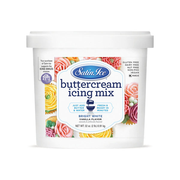 Satin Ice Buttercream Icing Mix - 2lb - Pail