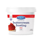 Satin Ice Buttercream Frosting - RTU 1lb - Red