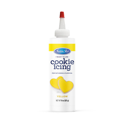 Satin Ice Yellow Cookie Icing - 8oz - Bottle