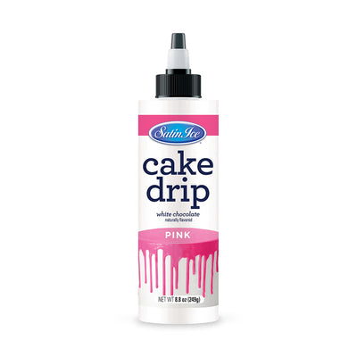Satin Ice Cake Drip - 8.8oz - Pink