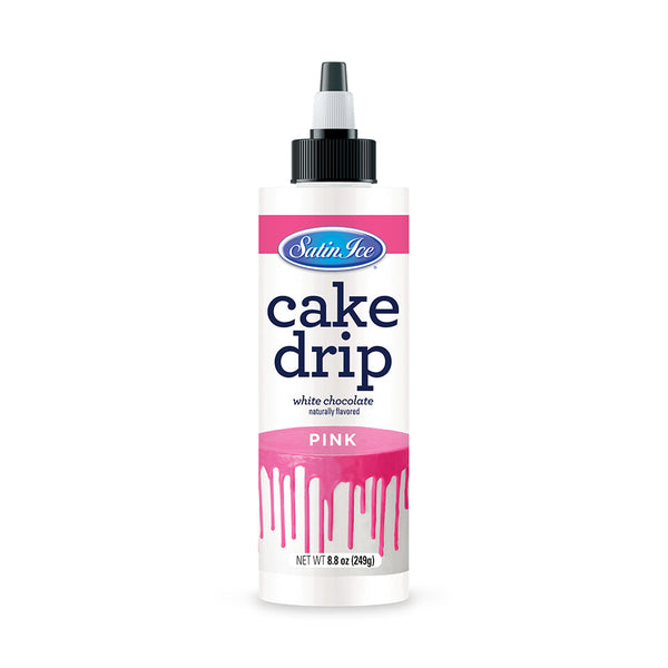 Satin Ice Cake Drip - 8.8oz - Pink