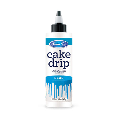 Satin Ice Cake Drip - 8.8oz - Blue