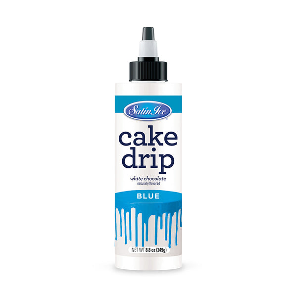 Satin Ice Cake Drip - 8.8oz - Blue