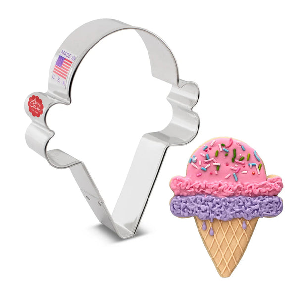 Ann Clark Ice Cream Cone Cookie Cutter
