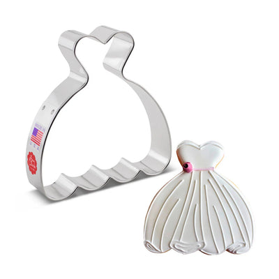 Ann Clark Wedding Dress Cookie Cutter
