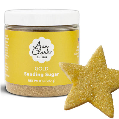 Ann Clark Gold Sanding Sugar, 8 oz