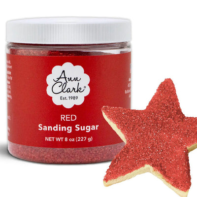 Ann Clark Red Sanding Sugar, 8 oz