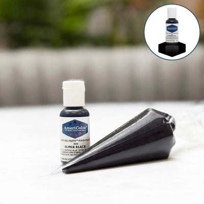 AmeriColor Super Black Soft Gel Paste Food Color 0.75 oz