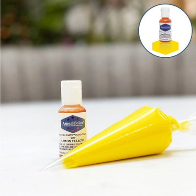 AmeriColor Lemon Yellow Soft Gel Paste Food Color 0.75 oz