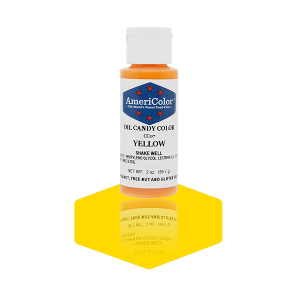 AmeriColor Yellow Oil Candy Color 2 oz