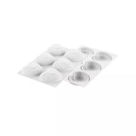 Silikomart LOVELY 110 Silicone Mold – 6 Cavities 82x77x31mm with Cutter