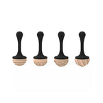 Silikomart CHOCO STAMP A – 4 Stamps with Handle + 4 Silicone Moulds dia31x17mm