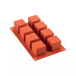Silikomart SF104 Cube Silicone Mold – 8 Cavities 50x50x50mm