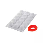 Silikomart LIMONE 30 Silicone Mold – 15 Cavities 55x38x27mm with Cutter