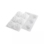 Silikomart FLEUR 90 Silicone Mold – 6 Cavities dia99x35mm