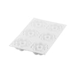 Silikomart TRUFFLE CROWN 90 Silicone Mold – 6 Cavities dia82x29mm with Cutter