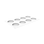 Silikomart LEVEL UP 35 Silicone Mold – 8 Cavities dia64x11mm with Cutter