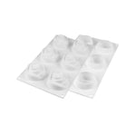 Silikomart ROSA 145 Silicone Mold 6 Cavities 70x55mm