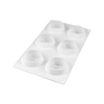 Silikomart ROSA 145 Silicone Mold 6 Cavities 70x55mm