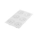 Silikomart DONUTS GOURMAND 80 Silicone Mold 6 Cavities 72x27mm
