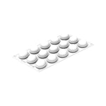 Silikomart OVAL 30 Silicone Mold 15 Cavities 52x36x22mm with Cutter