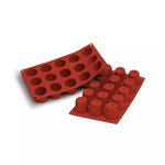 Silikomart SF059 Medium Bordelais Silicone Mold 15 Cavities 45x45mm