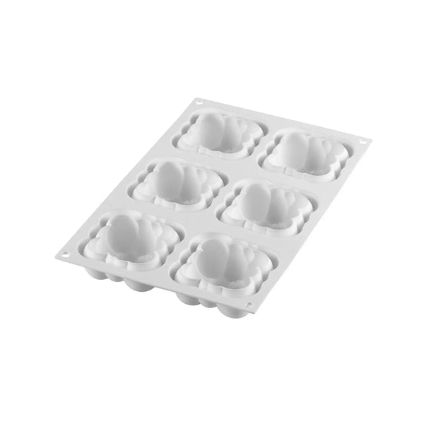Silikomart CLOUD 120 Silicone Mold 6 Cavities 71x71x34mm