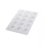 Silikomart FRAGOLA 30 Silicone Mold 15 Cavities 48x37x33mm with Cutter