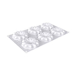 Silikomart KIT 3D TARTE RING BLOOM 80mm Set with Silicone Mold + 6 Rings