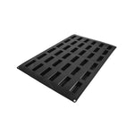 Silikomart SQ069 Silicone Mold 36 Financier Cavities 70x26/60x23x20mm