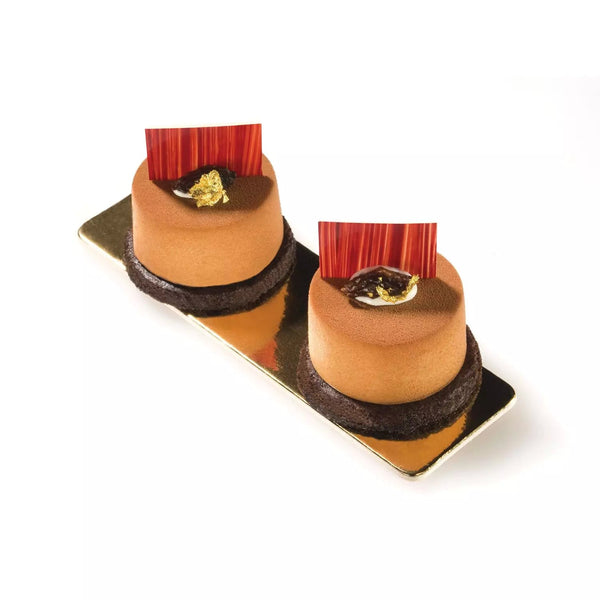 Silikomart SF028 Terracotta Naked Siliconflex Mold 8 Cylinders 60x35mm